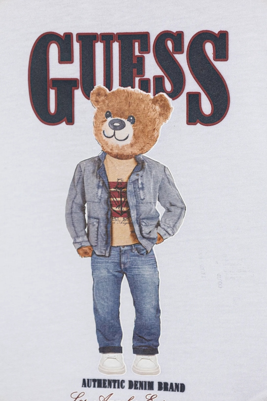 Chłopiec Guess komplet bawełniany niemowlęcy 2-pack I6RG10.K8HM4.PPY2 bordowy