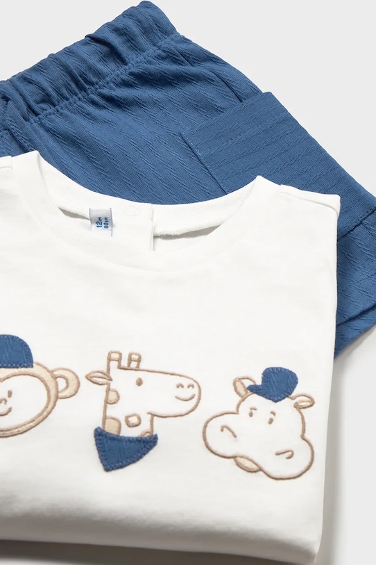 Chłopiec Mayoral komplet bawełniany dziecięcy 1665.3A.Baby.PPY2 granatowy