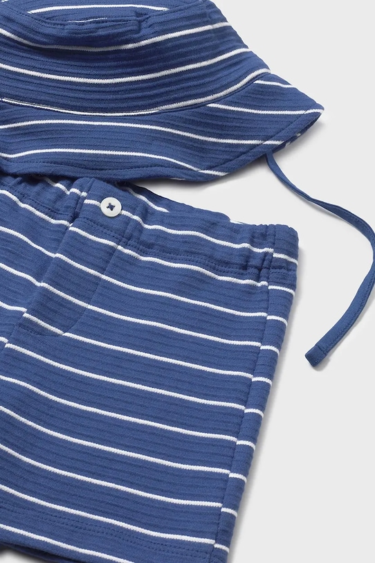 Mayoral komplet bawełniany niemowlęcy niebieski 1666.3B.Baby.PPY2