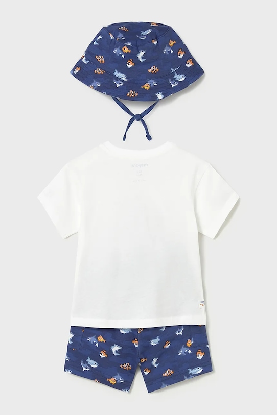 Chłopiec Mayoral komplet bawełniany dziecięcy 1667.3D.Baby.PPY2 niebieski