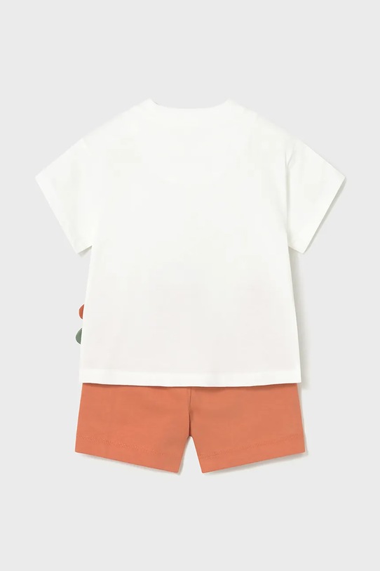 Mayoral komplet bawełniany dziecięcy 1668.3D.Baby.PPY2 pomarańczowy SS26