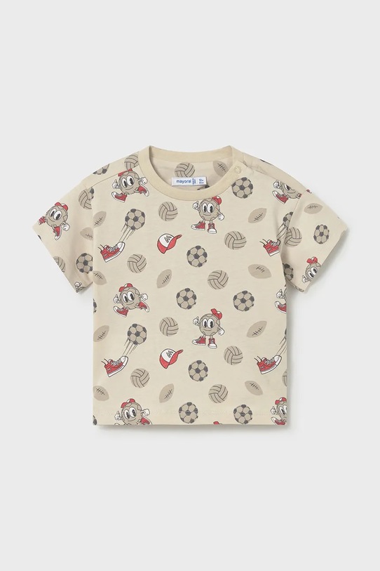 Mayoral komplet bawełniany dziecięcy 1669.3E.Baby.PPY2 czerwony SS26