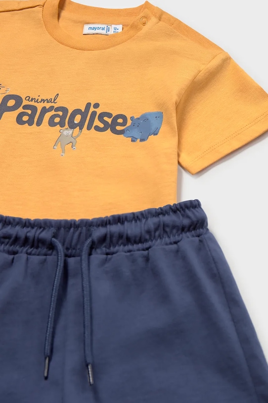 Mayoral komplet bawełniany dziecięcy niebieski 1669.3E.Baby.PPY2