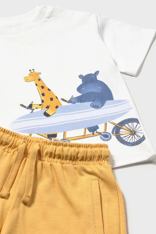 Chłopiec Mayoral komplet bawełniany dziecięcy 1670.3G.Baby.PPY2 pomarańczowy