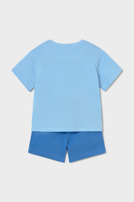 Mayoral komplet bawełniany dziecięcy 1670.3G.Baby.PPY2 niebieski SS26