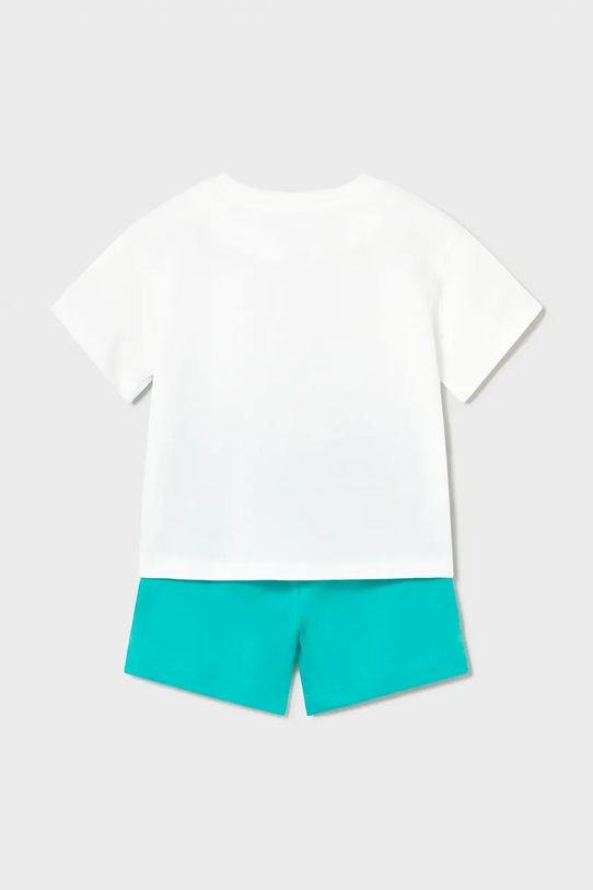 Mayoral komplet bawełniany dziecięcy 1670.3G.Baby.PPY2 turkusowy SS26