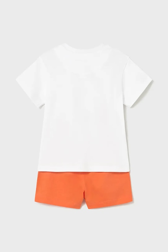 Дитячий бавовняний комплект Mayoral 1671.3H.Baby.PPY2 помаранчевий SS26