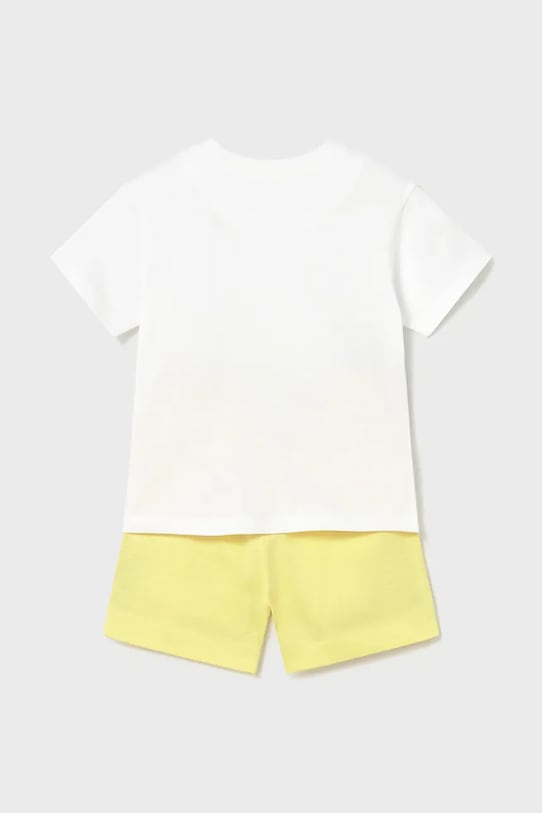 Дитячий бавовняний комплект Mayoral 1672.3J.Baby.PPY2 жовтий SS26