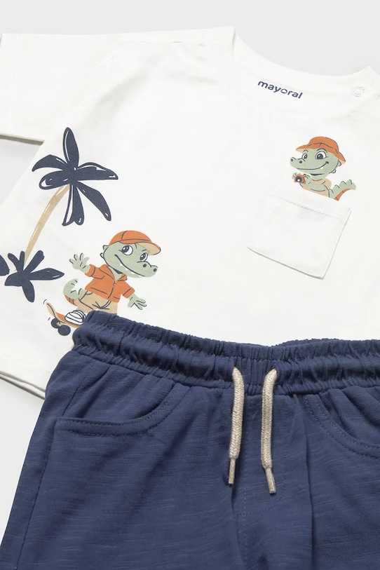 Chłopiec Mayoral komplet bawełniany dziecięcy 1672.3J.Baby.PPY2 niebieski