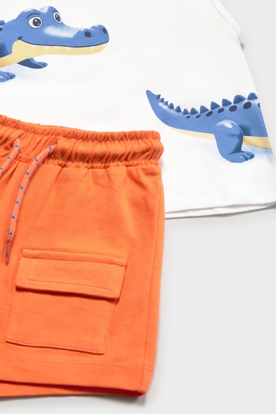 Mayoral komplet bawełniany dziecięcy pomarańczowy 1673.3J.Baby.PPY2