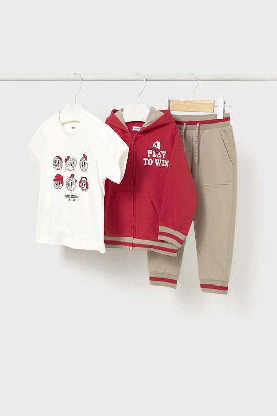 Mayoral dres niemowlęcy z elastanem czerwony 1831.3E.Baby.PPY2