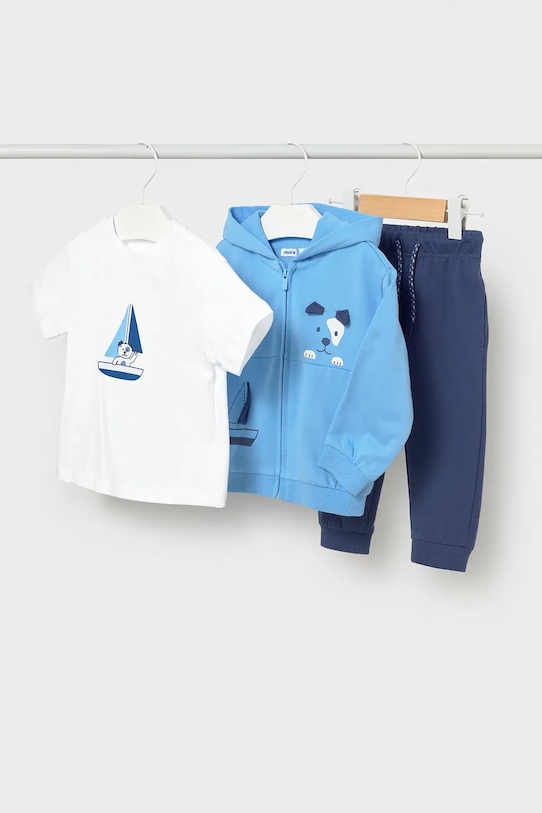 Mayoral dres dziecięcy dzianina niebieski 1833.3G.Baby.PPY2