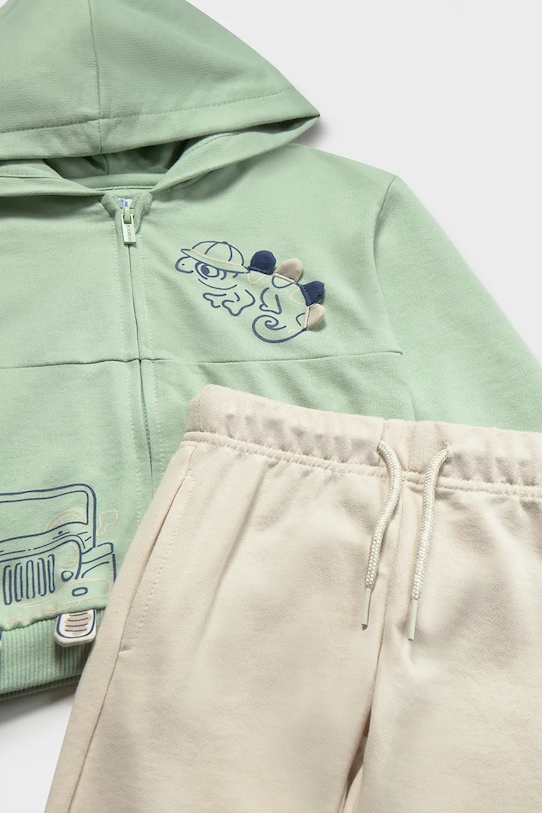 Detská tepláková súprava Mayoral zelená 1833.3G.Baby.PPY2