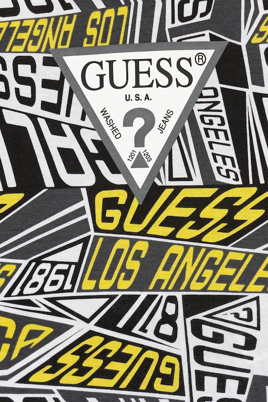 Guess komplet bawełniany dziecięcy czarny N6RG00.K8HM4.PPY2