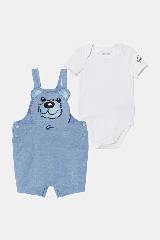 Guess komplet niemowlęcy 2-pack tkanina biały P6RG04.J1300.PPY2