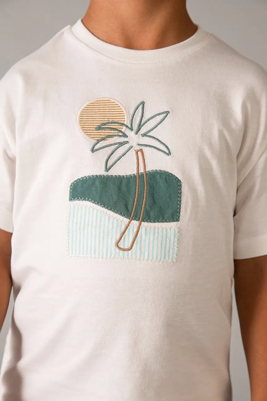 Παιδικό βαμβακερό σετ Mayoral 3218.5C.Mini.PPY2 μπεζ