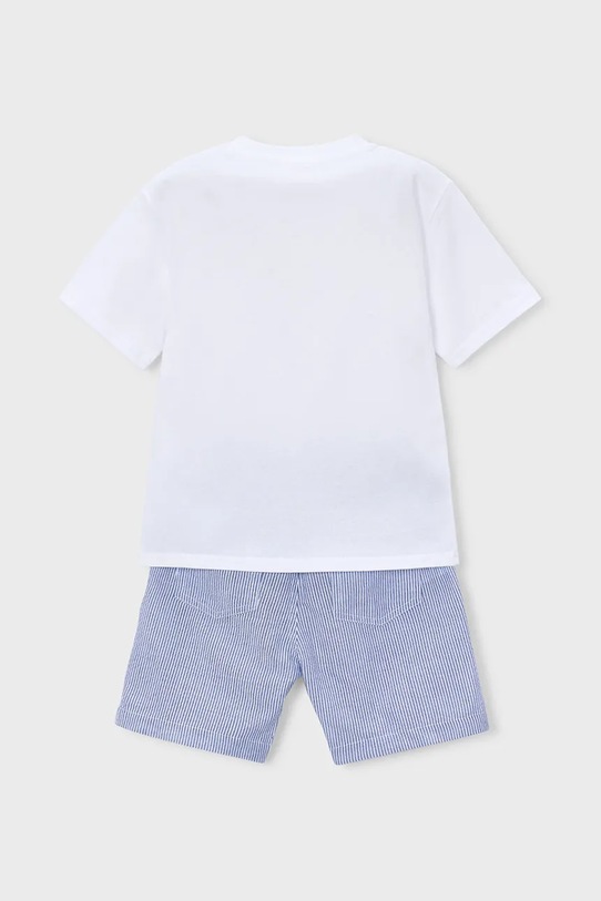 Detská bavlnená súprava Mayoral 3218.5C.Mini.PPY2 modrá SS26