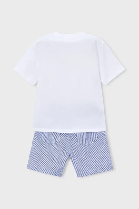 Detská bavlnená súprava Mayoral 3218.5C.Mini.PPY2 modrá SS26