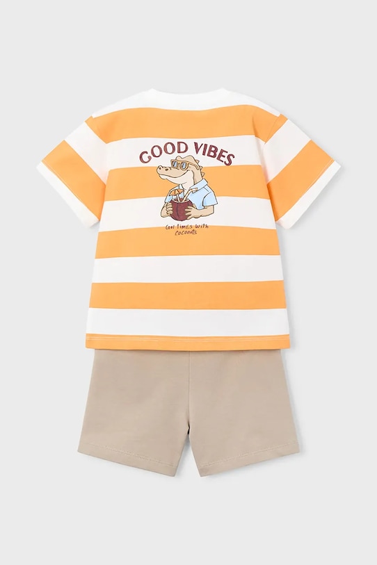 Хлопчик Дитячий бавовняний комплект Mayoral 3602.5D.Mini.PPY2 помаранчевий