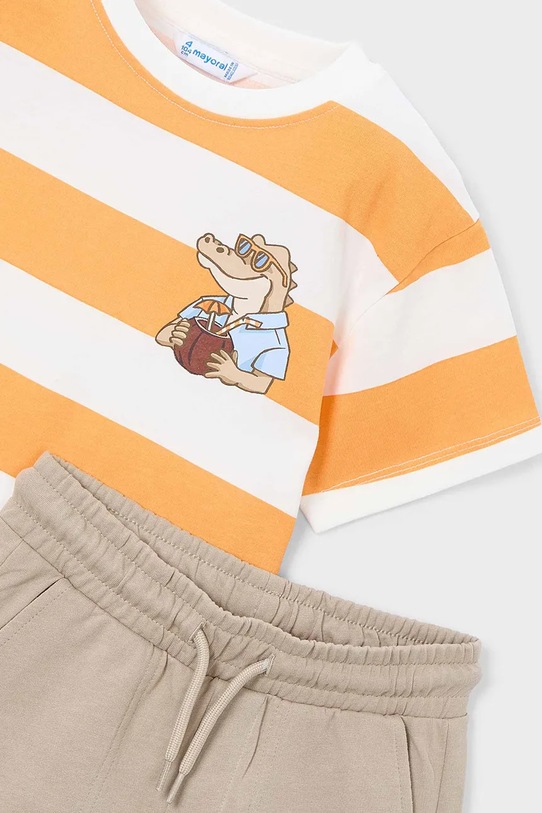 Παιδικό βαμβακερό σετ Mayoral πορτοκαλί 3602.5D.Mini.PPY2