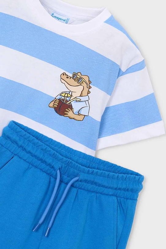 Хлопчик Дитячий бавовняний комплект Mayoral 3602.5D.Mini.PPY2 блакитний
