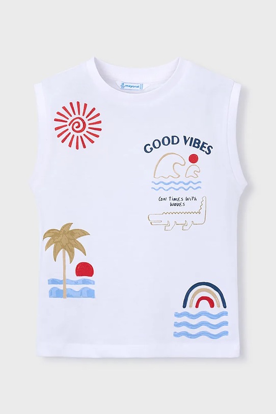 Pamučna dječja trenirka Mayoral 3603.5D.Mini.PPY2 mornarsko plava SS26