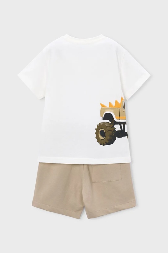 Otroški bombažen komplet Mayoral 3605.5F.Mini.PPY2 bež SS26