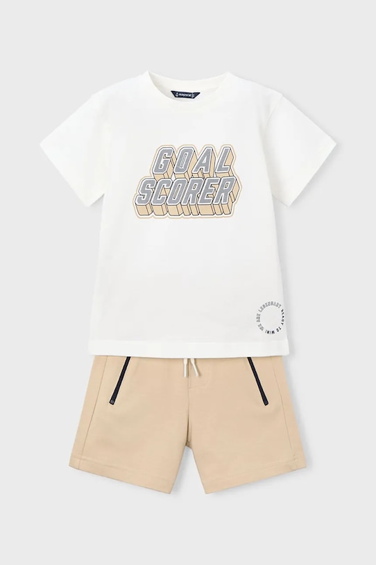 Pamučna dječja trenirka Mayoral pamuk bež 3606.5G.Mini.PPY2