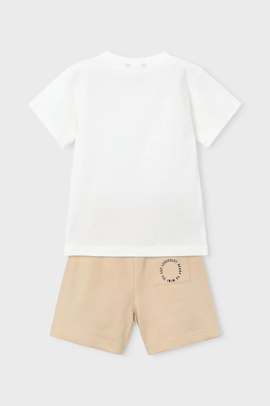 Pamučna dječja trenirka Mayoral 3606.5G.Mini.PPY2 bež SS26