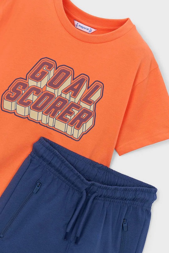 Dječaci Pamučna dječja trenirka Mayoral 3606.5G.Mini.PPY2 narančasta