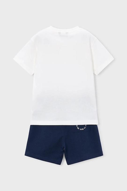 Mayoral komplet bawełniany dziecięcy 3606.5G.Mini.PPY2 granatowy SS26