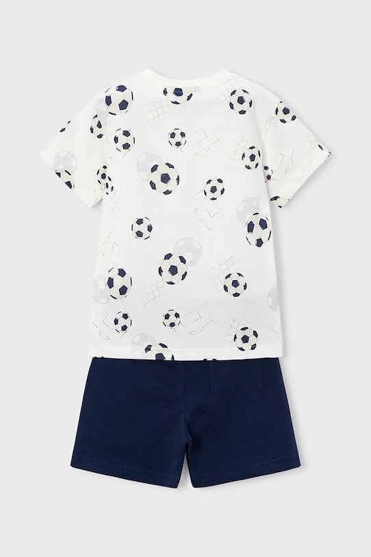 Mayoral komplet bawełniany dziecięcy 3607.5G.Mini.PPY2 niebieski SS26