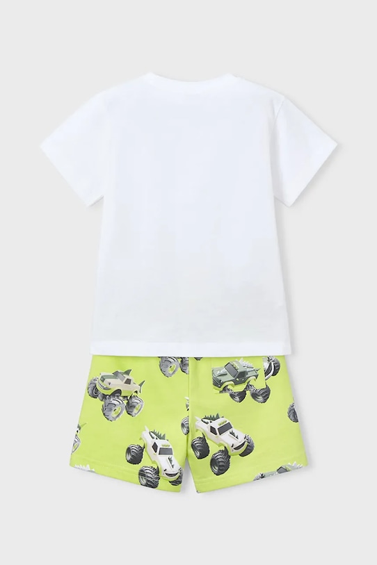 Αγορίστικα Παιδικό βαμβακερό σετ Mayoral 3607.5G.Mini.PPY2 πράσινο