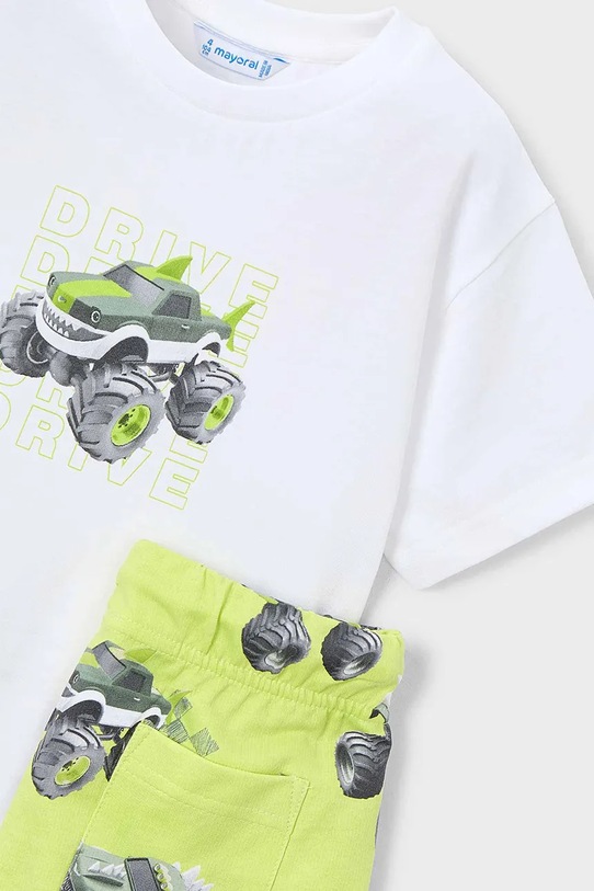 Παιδικό βαμβακερό σετ Mayoral πράσινο 3607.5G.Mini.PPY2