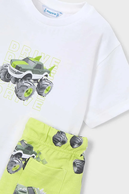 Παιδικό βαμβακερό σετ Mayoral πράσινο 3607.5G.Mini.PPY2