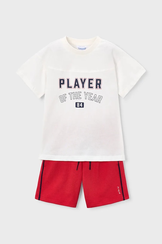 Παιδικό σετ Mayoral πλεκτό ύφασμα κόκκινο 3608.5G.Mini.PPY2