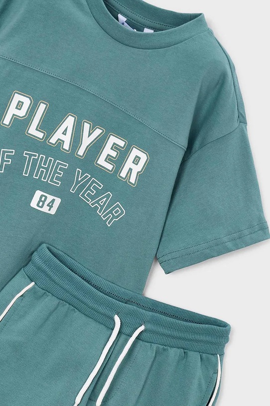 Chłopiec Mayoral komplet dziecięcy 3608.5G.Mini.PPY2 turkusowy