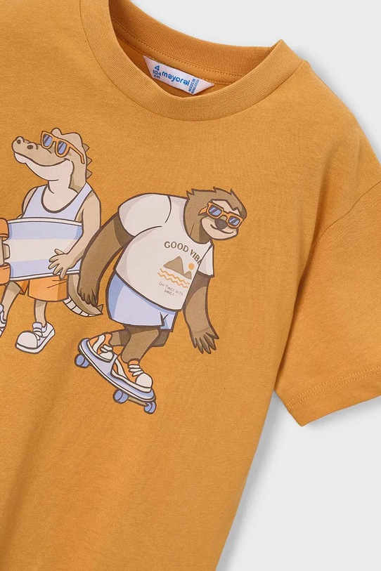 Дитячий бавовняний комплект Mayoral помаранчевий 3609.5H.Mini.PPY2