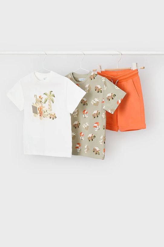 Παιδικό βαμβακερό σετ Mayoral βαμβάκι πράσινο 3609.5H.Mini.PPY2