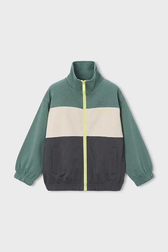 Mayoral dres dziecięcy 3883.5E.Mini.PPY2 zielony SS26