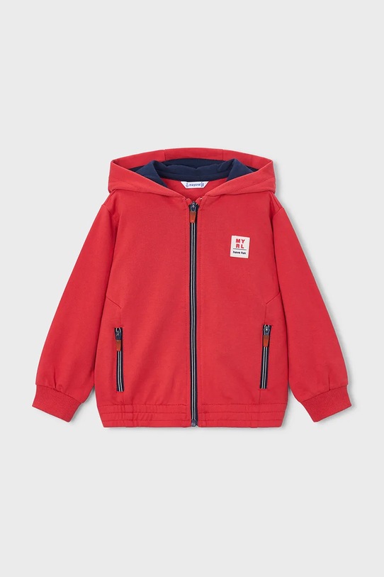 Mayoral dres dziecięcy 3884.5F.Mini.PPY2 czerwony SS26
