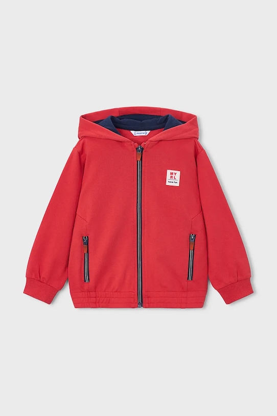 Mayoral dres dziecięcy 3884.5F.Mini.PPY2 czerwony SS26