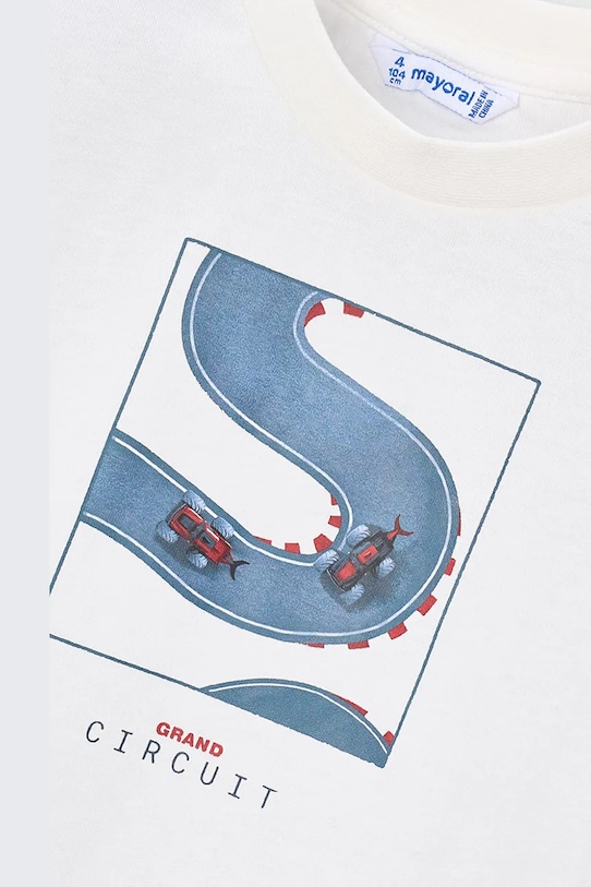 Mayoral dres dziecięcy czerwony 3884.5F.Mini.PPY2