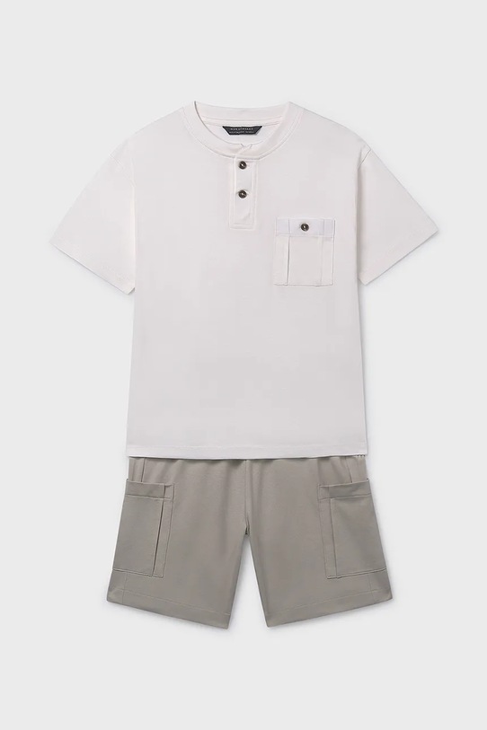 Παιδικό βαμβακερό σετ Mayoral βαμβάκι μπεζ 6686.7C.Junior.PPY2