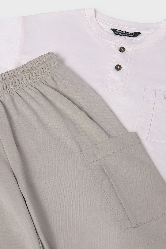 Мальчик Детский комплект из хлопка Mayoral 6686.7C.Junior.PPY2 бежевый