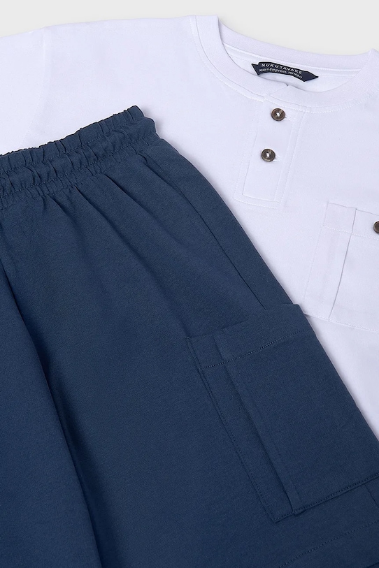 Dječaci Pamučna dječja trenirka Mayoral 6686.7C.Junior.PPY2 mornarsko plava