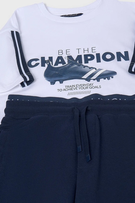 Αγορίστικα Παιδικό βαμβακερό σετ Mayoral 6687.7D.Junior.PPY2 σκούρο μπλε