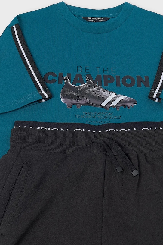 Παιδικό βαμβακερό σετ Mayoral τιρκουάζ 6687.7D.Junior.PPY2