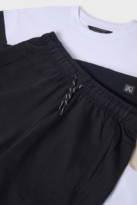 Chłopiec Mayoral komplet bawełniany dziecięcy 6691.7G.Junior.PPY2 czarny