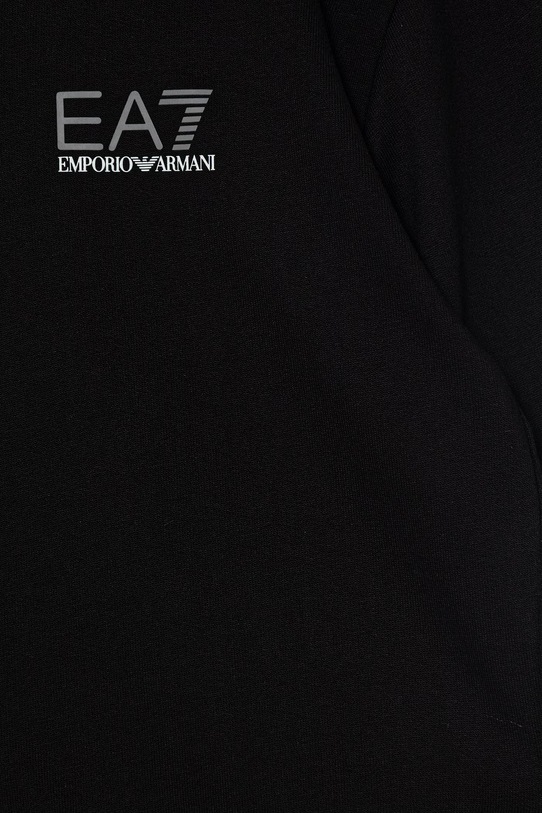 EA7 Emporio Armani dres dziecięcy bawełniany czarny 7B000301.AF13512